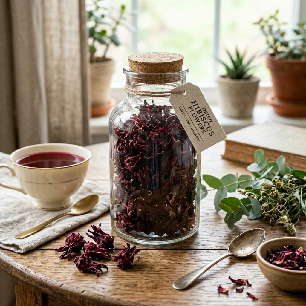 Dried Hibiscus Tea Flowers