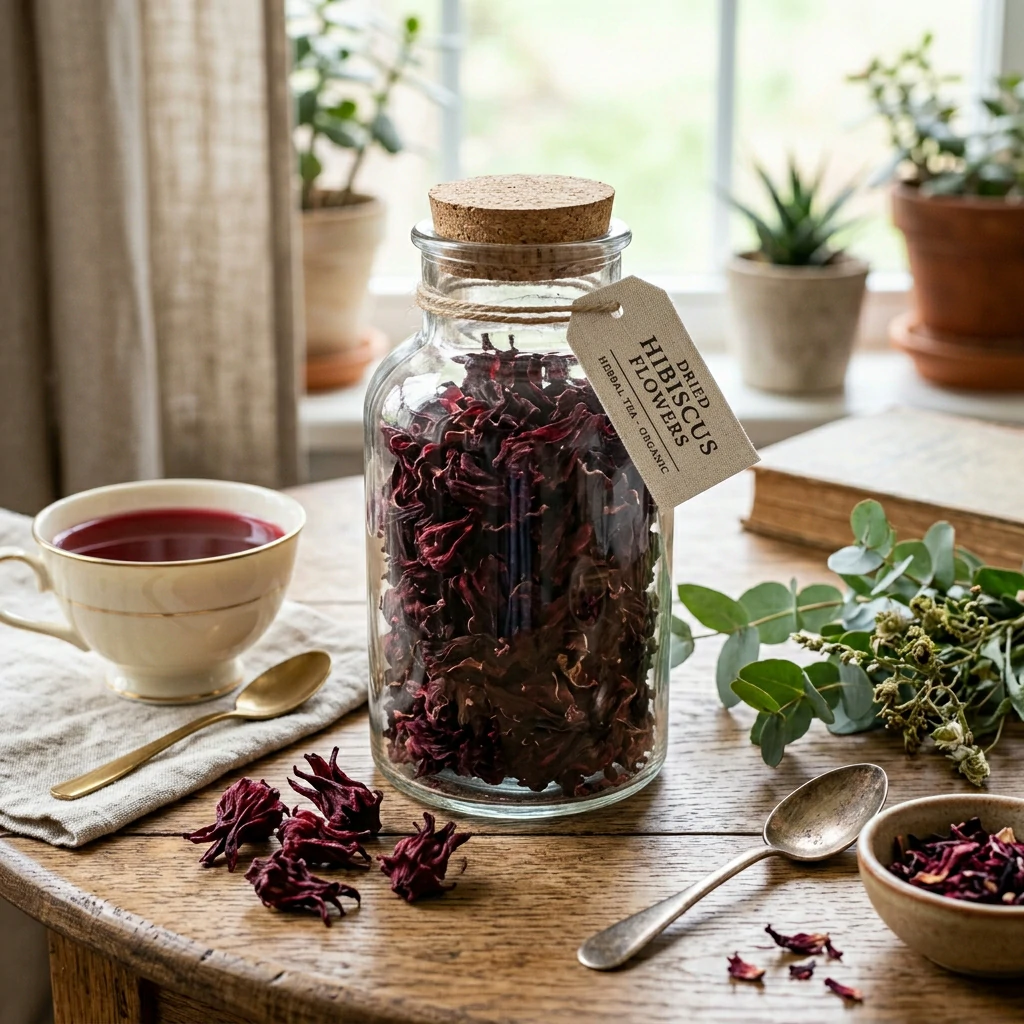 Dried Hibiscus Tea Flowers