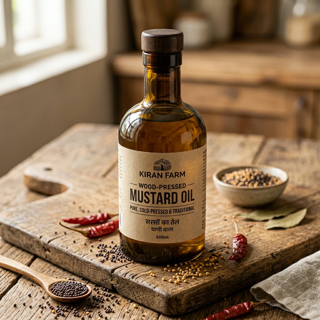 Wood Pressed Mustard Oil